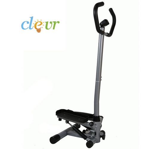  Clevr Twister Stepper wHandle Bar Step Machine Cardio Training Stair Climber