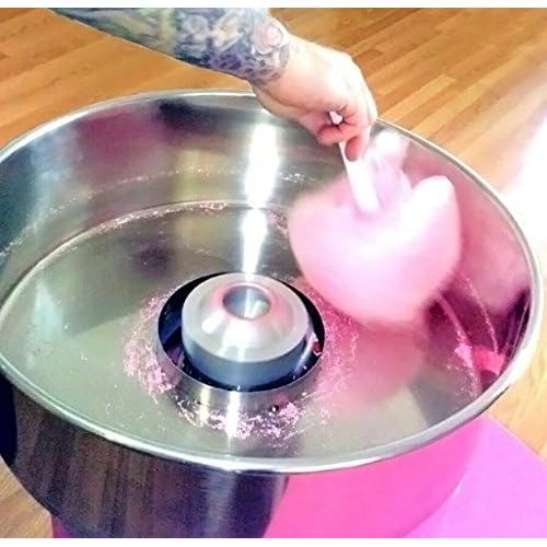  Clevr Large Commercial Cotton Candy Machine Party Candy Floss Maker Blue