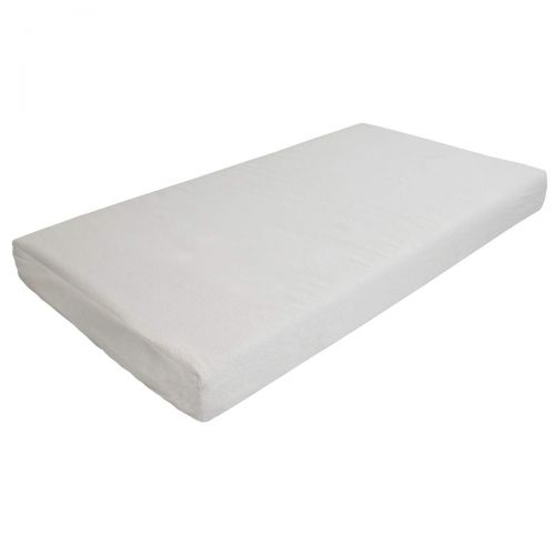  Clevr Baby & Toddler Gel Memory Foam Crib Mattress with Waterproof Bamboo Fabric Cover, Removable Washable White Cover