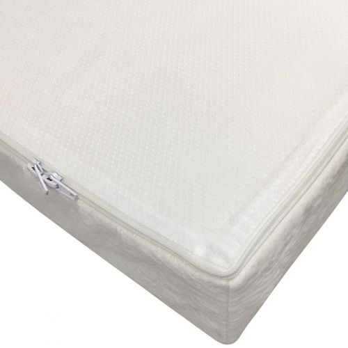  Clevr Baby & Toddler Gel Memory Foam Crib Mattress with Waterproof Bamboo Fabric Cover, Removable Washable White Cover