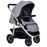 Goplus Best Baby Stroller For Lightweight Use Improved 2018 version for Infants, Toddlers And Kids, GreyBlack Color