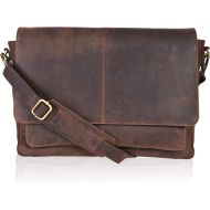 [아마존베스트]Clifton Heritage Leather Messenger Bag Locking Laptop Briefcase For Men Adjustable Satchel Handle