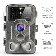 /Climbose Hunting Trail Camera, 20MP 1080P HD Night Vision Hunting Video Cam, 65FT Wildlife Camera with 940nm IR LED, 2” LCD, Waterproof IP56, Instant Surveillance Camera (Hunting C