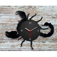 ClocksyShop Crayfish Wall Art Crawfish Vinyl Clock Gift For Friend Home Decoration Handmade Design