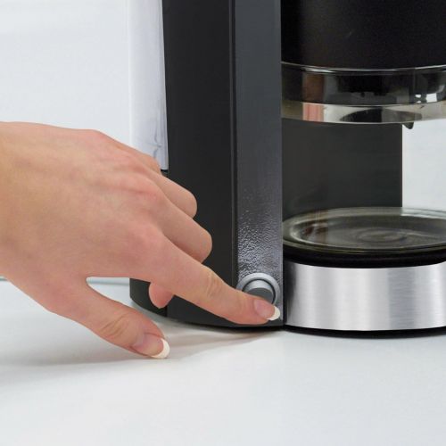  Cloer 5990 Filterkaffee-Automat mit Warmhaltefunktion / 800 W / 5 Tassen / Filtergroesse 1x2