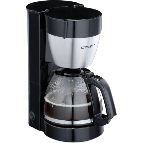  Cloer 5019 Filterkaffee-Automat mit Warmhaltefunktion / 800 W / 10 Tassen / Filtergroesse 1x4