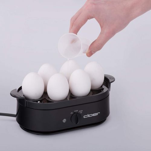  Cloer 6080Egg Boiler with Audible Alert, Black