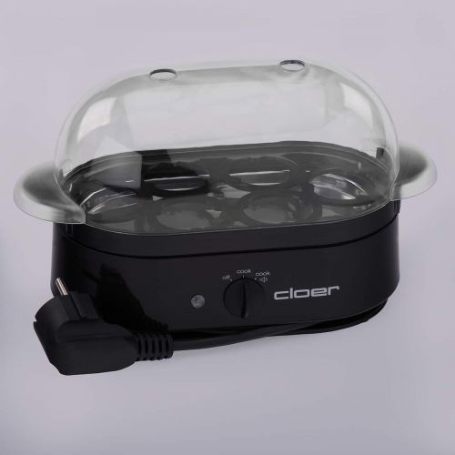  Cloer 6080Egg Boiler with Audible Alert, Black