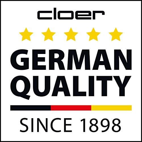  Cloer 3579 King-Size Toaster fuer 4 XXL Scheiben/Check-Funktion/Edelstahlgehause / 1500 Watt/schwarz Kunststoff