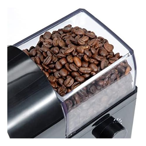  Cloer 7560 Elektrische Kaffeemuehle mit Scheibenmahlwerk / 100 W / fuer 150 g Kaffeebohnen / fuer 2-12 Tassen / verstellbarer Mahlgrad / schwarz