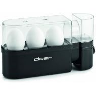 [아마존베스트]Cloer 6020 Eierkocher mit Servierfunktion / 300 W / 3 Eier / antihaftbeschichtete Heizplatte / im Deckel integrierter Messbecher und Eierpiekser / akustische Fertigmeldung