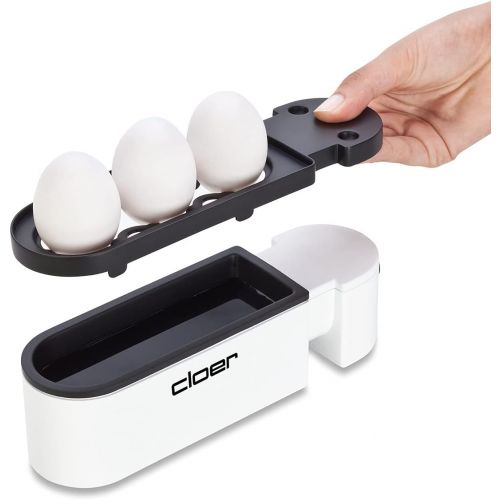  [아마존베스트]Cloer 6021Egg Boiler Egg Poacher 3/White, A, white
