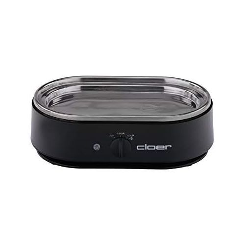  [아마존베스트]Cloer 6080 350W Black Egg Boiler with Acoustic Ready-Alert Message
