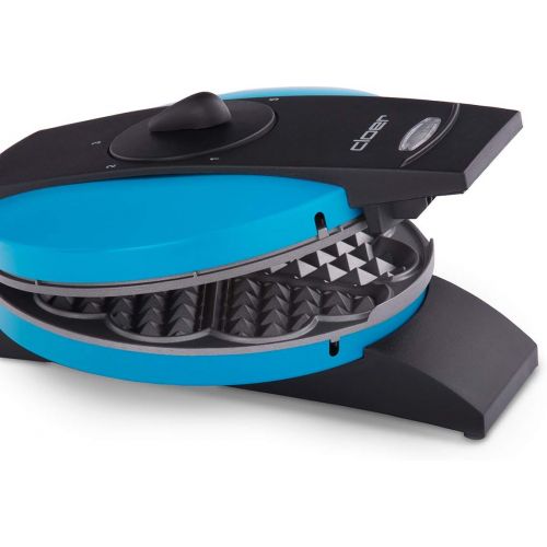  [아마존베스트]Cloer 1621 Waffle Machine, blue