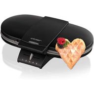 [아마존베스트]Cloer 1320 Double Waffle Maker for Two Classic Waffles, Black