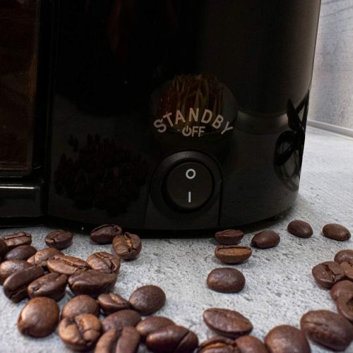  [아마존베스트]cloer Electric Coffee Grinder with Conical Grinder, for 2-12 Cups and 300g Coffee Beans, 150 W, Adjustable Grinding