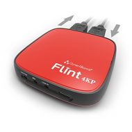 ClonerAlliance Flint 4KP, 4K Passthrough and Live Commentary Video Capture Device. Ultra Low Latency. 1080p 60fps for Gaming Consoles, Camcorder, DSLR