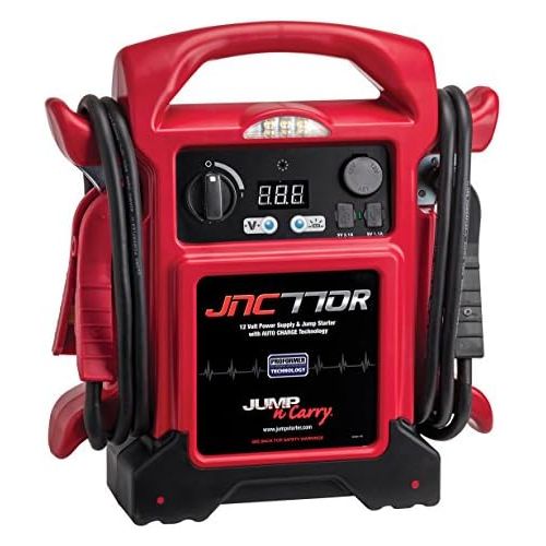  Clore Automotive JNC770R N-Carry Red JNC770R 1700 Peak Amp Premium 12 Volt Jump Starter