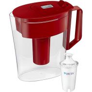 Brita Small 5 Cup Water Filter Pitcher with 1 Standard Filter, BPA Free - SOHO, Red , 1 Count (Pack of 1)