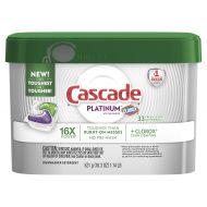 Cascade Platinum ActionPacs Dishwasher Detergent with The Power of Clorox, Fresh Scent, 33 Count - Packaging May Vary