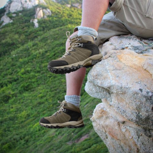  [아마존 핫딜]  [아마존핫딜]Clorts Waterproof Mens Hiking Boots Outdoor Lightweight Work Shoes Backpacking Trekking Trails