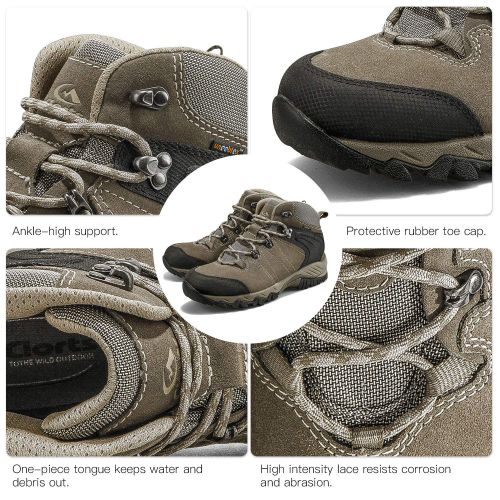  [아마존 핫딜]  [아마존핫딜]Clorts Waterproof Mens Hiking Boots Outdoor Lightweight Work Shoes Backpacking Trekking Trails