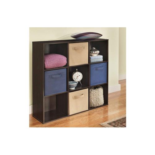  ClosetMaid 8937 Cubeicals Organizer, 9-Cube, Espresso