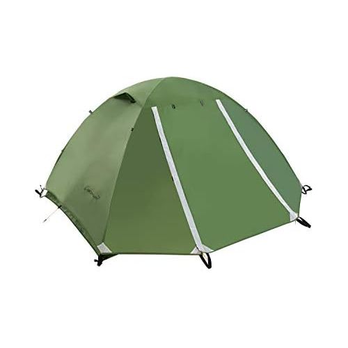  Clostnature Lightweight Backpacking Tent - 3 Season Ultralight Waterproof Camping Tent, Large Size Easy Setup Tent for Family, Outdoor, Hiking and Mountaineering