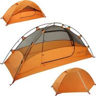 Clostnature 1-Person Tent for Backpacking - Ultralight One Person Backpacking Tent, Hiking Tent for One Man, Solo, Single Person