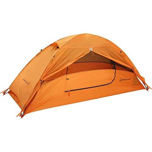  Clostnature 1-Person Tent for Backpacking - Ultralight One Person Backpacking Tent, Hiking Tent for One Man, Solo, Single Person