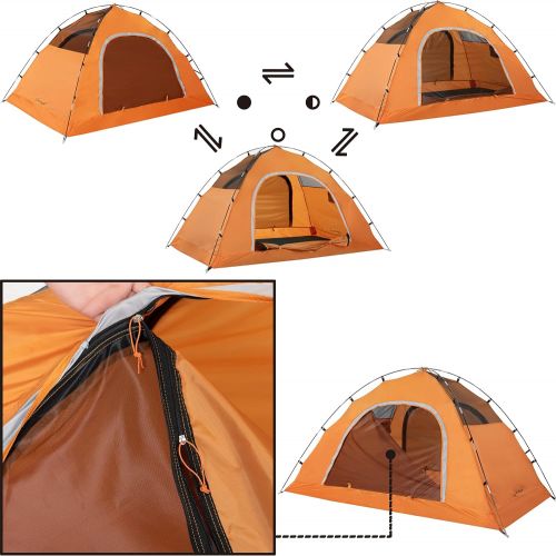  Camping Tent for 2 Person, 4 Person - Waterproof Two Person Tents for Camping, Small Easy Up Tent for Family, Outdoor, Kids, Scouts in All Weather and All Season by Clostnature