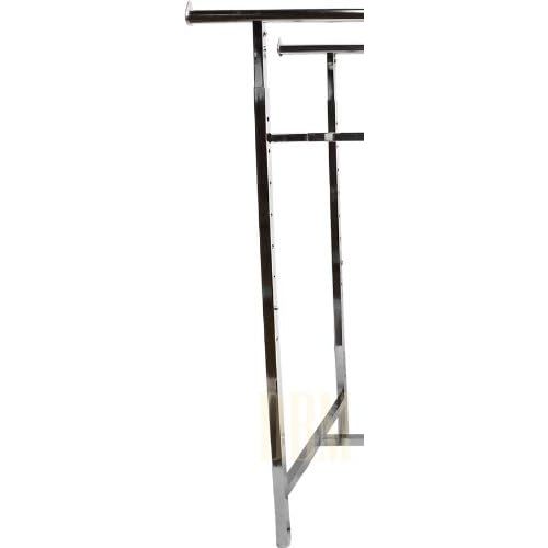 제네릭 Clothes rack. Retail 2 Double Bar Rail Clothing Clothes Display Rack Fixture Garment Hanger