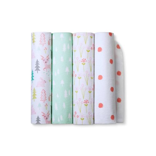  Flannel Baby Blankets Forest Frolic 4pk - Cloud Island