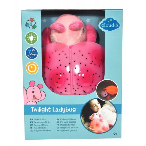  Cloud b Twilight Ladybug Pink Night Light Soother