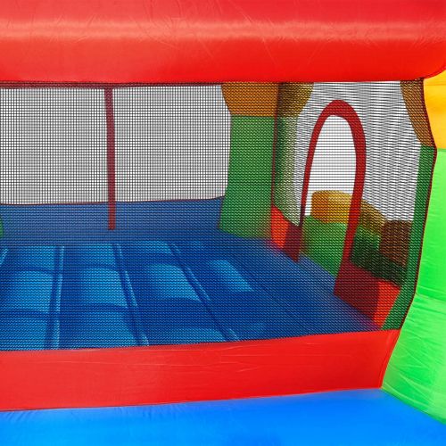  CLOUD 9 Cloud 9 Mighty Bounce House - Inflatable Bouncing Jump and Slide with Air Blower - Castle Theme