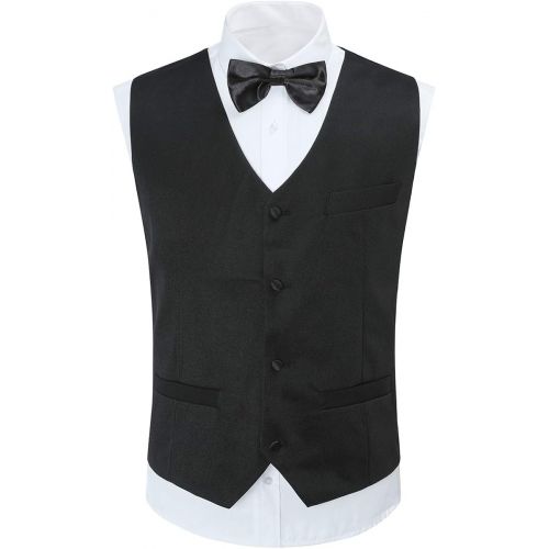  할로윈 용품Cloudstyle Mens Tailcoat Formal Slim Fit 3-Piece Suit Dinner Jacket Swallow-Tailed Coat