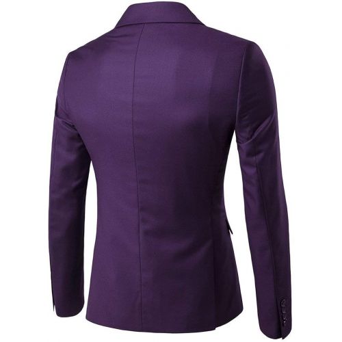  할로윈 용품Cloudstyle Mens 3-Piece Suit Notched Lapel One Button Slim Fit Formal Jacket Vest Pants Set