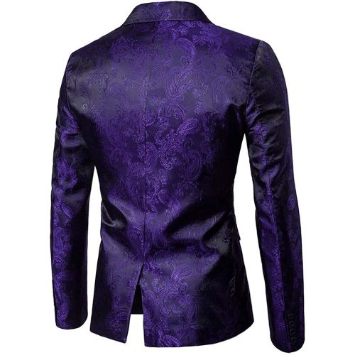  할로윈 용품Cloudstyle Mens 2 Piece Paisley Dress Suit One Button Party Wedding Blazer Pants Sets