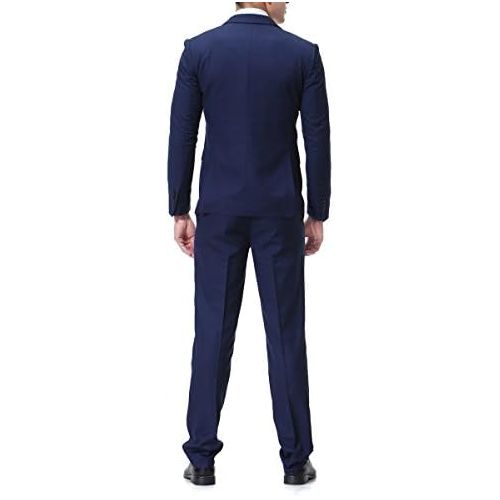  할로윈 용품Cloudstyle Mens 3-Piece 2 Buttons Slim Fit Solid Color Jacket Smart Wedding Formal Suit