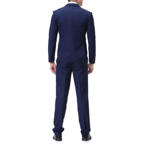  할로윈 용품Cloudstyle Mens 3-Piece 2 Buttons Slim Fit Solid Color Jacket Smart Wedding Formal Suit