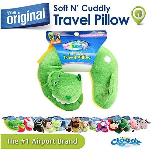  Cloudz Plush Animal Neck Pillows - Dinosaur / Rex