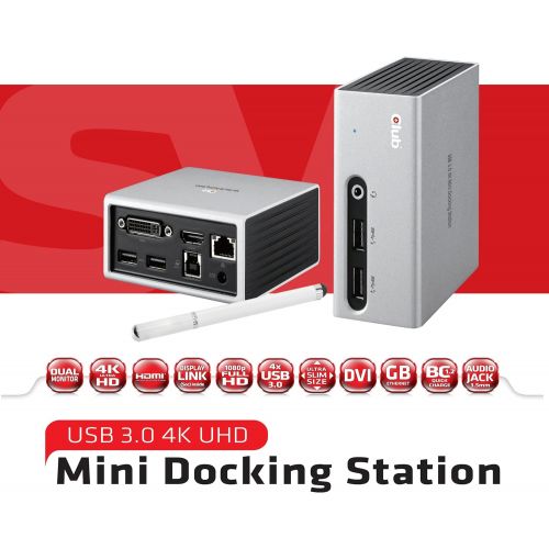  CLUB3D Club3D 4K Docking Station for Laptops - HDMI and DVI - USB 3.0 (CSV-3104D)