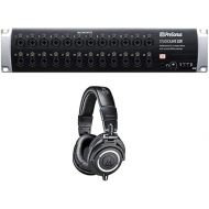 PRESONUS Studiolive 32R Digital Rack Mixer+ATH-M50x Professional Monitor Headphones, Black