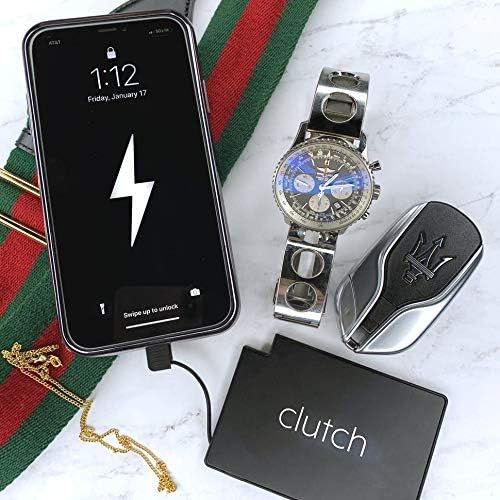 [아마존핫딜][아마존 핫딜] Clutch Portable Charger, Ultra Slim 2300mAh Small Power Bank, High-Speed Portable Phone Charger Compatible with iPhone, iPad and AirPods.