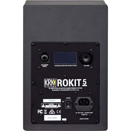  [아마존베스트]Clutch KRK Rokit 5 G4 RP5G4 5 Powered Studio Reference Monitor Speakers Pair w Stands