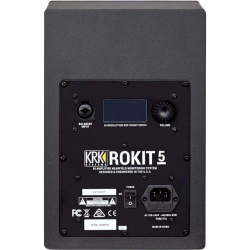  [아마존베스트]Clutch KRK Rokit RP5G4 4th Gen 5 Powered Active Studio Monitor Speakers Desktop Stands