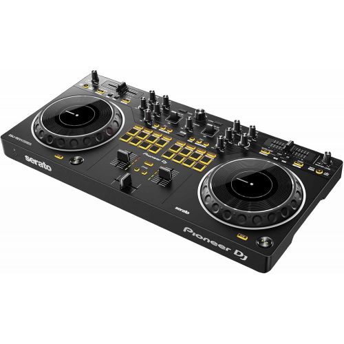  [아마존베스트]Clutch Pioneer DDJ-SB3 Serato DJ Controller Starter Package w/Speakers + Headphones