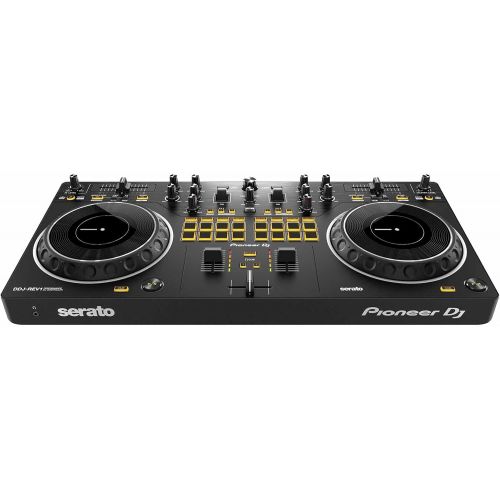  [아마존베스트]Clutch Pioneer DDJ-SB3 Serato DJ Controller Starter Package w/Speakers + Headphones