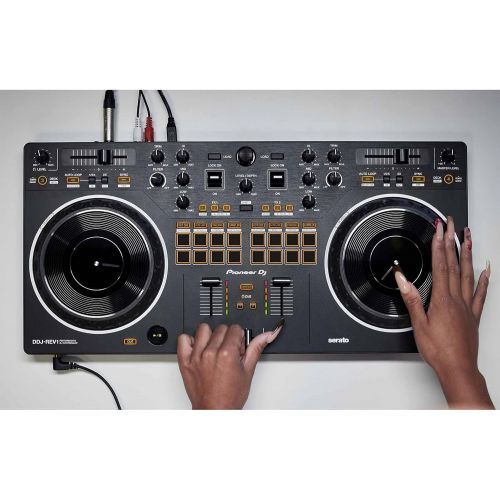  [아마존베스트]Clutch Pioneer DDJ-SB3 Serato DJ Controller Starter Package w/Speakers + Headphones