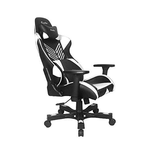  Clutch Chairz Crank Series “Onylight Edition” Worlds Best Gaming Chair (BlackWhite) Racing Bucket Seat Gaming Chairs Computer Chair Esports Chair Executive Office Chair wLumbar Support Pillows